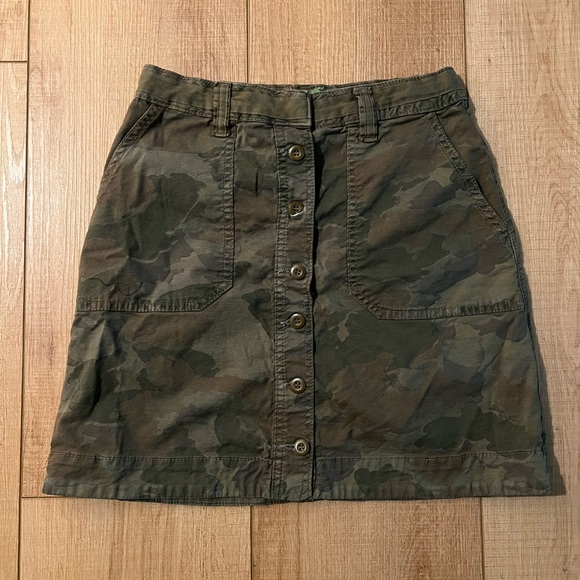 Anthropologie Camo Mini Skirt - Picture 1 of 3